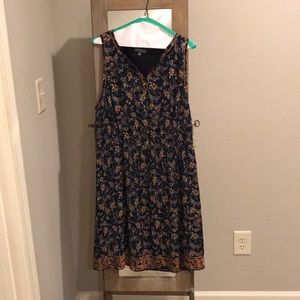 Paisley patterned dress